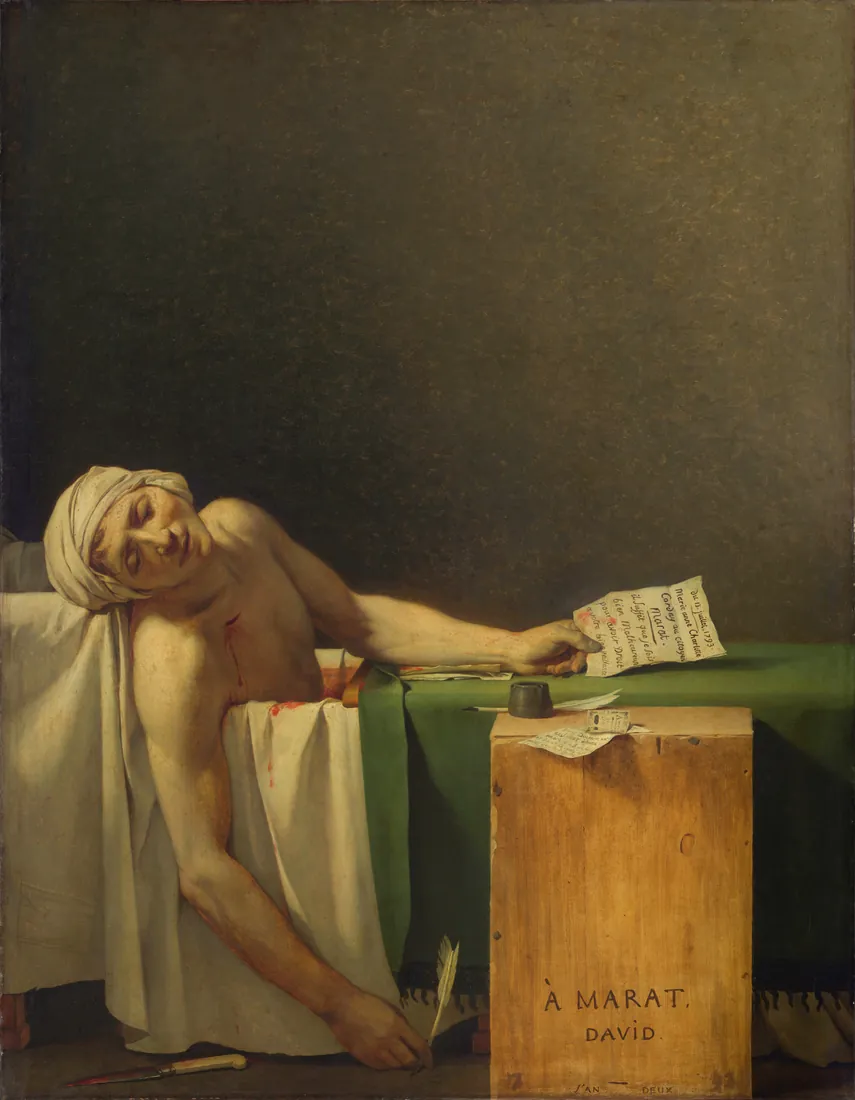 Jacques-Louis David · La Mort de Marat The Death of Marat.