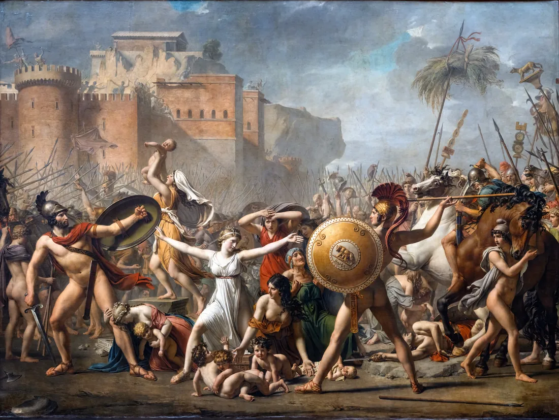 Jacques-Louis David · The Intervention of the Sabine Women