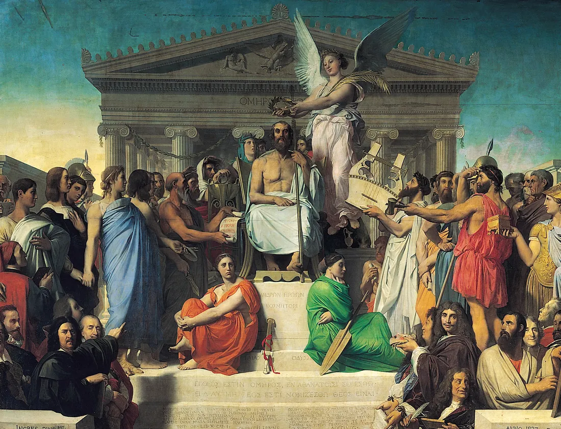 Jean-Auguste-Dominique Ingres · Apotheosis of Homer