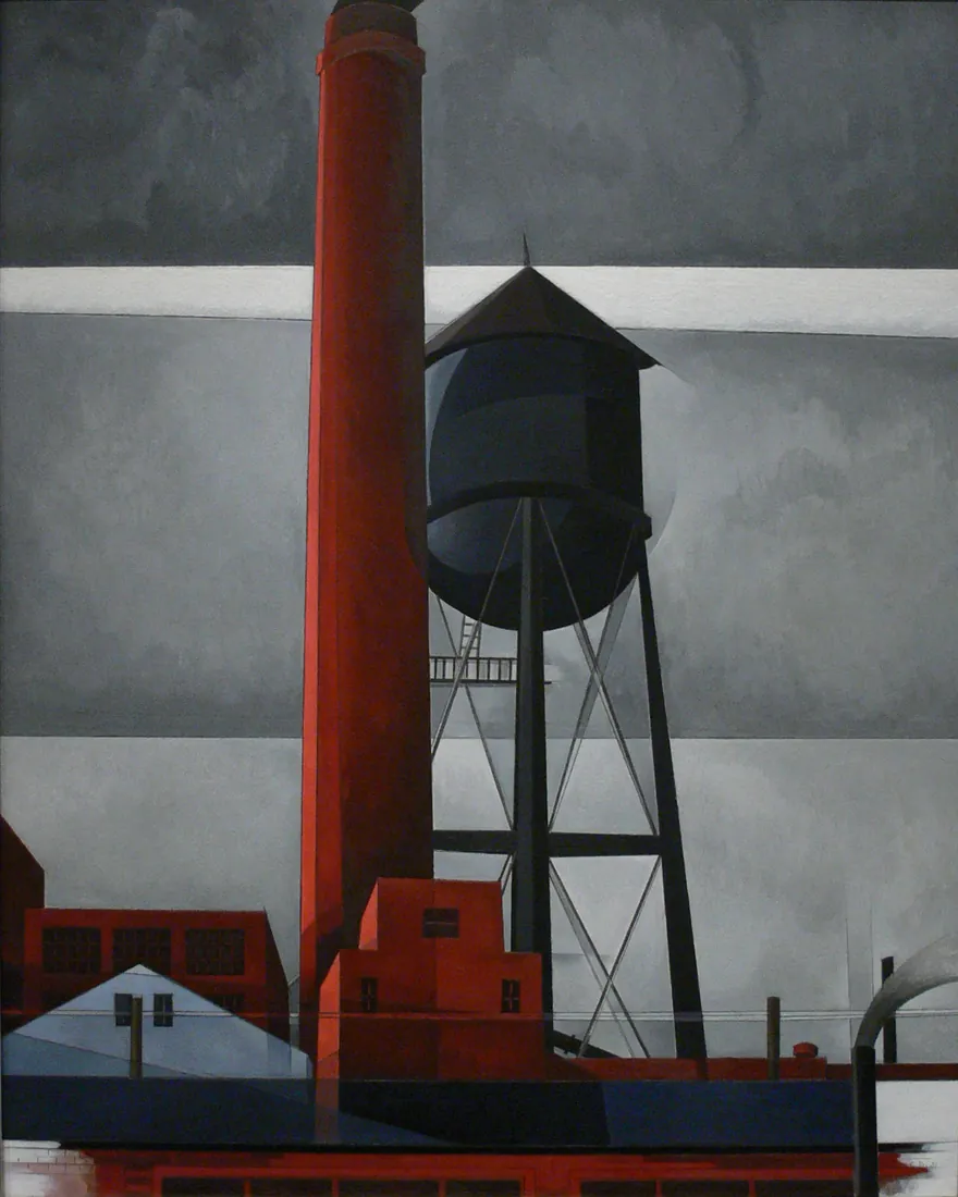 Charles Demuth · Chimney and Water Tower