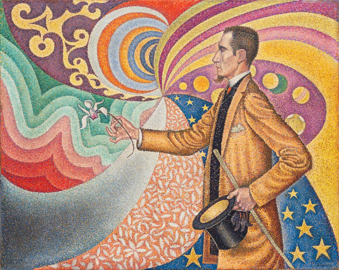 Paul Signac · Opus 217. Sur l'émail d'un fond rythmique de mesures et d'angles, de tons et
