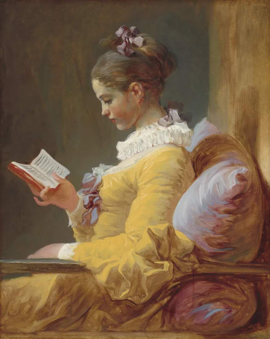 Jean-Honoré Fragonard · Jeune Fille lisant A Young Girl Reading