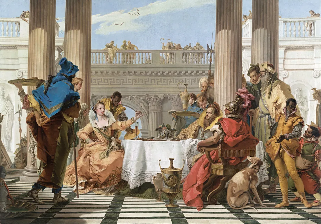 Giovanni Battista Tiepolo · The Banquet of Cleopatra