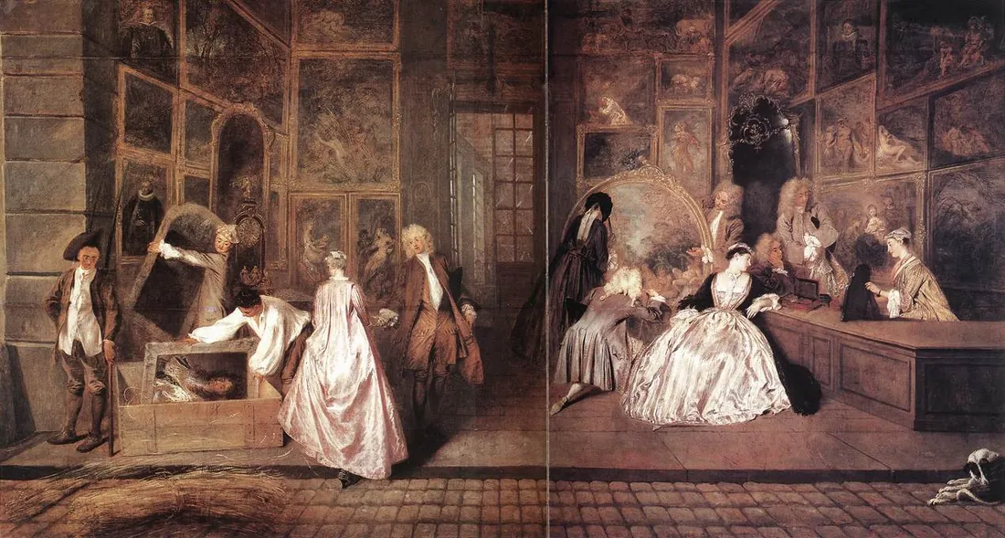 Jean-Antoine Watteau · L'Enseigne de Gersaint
