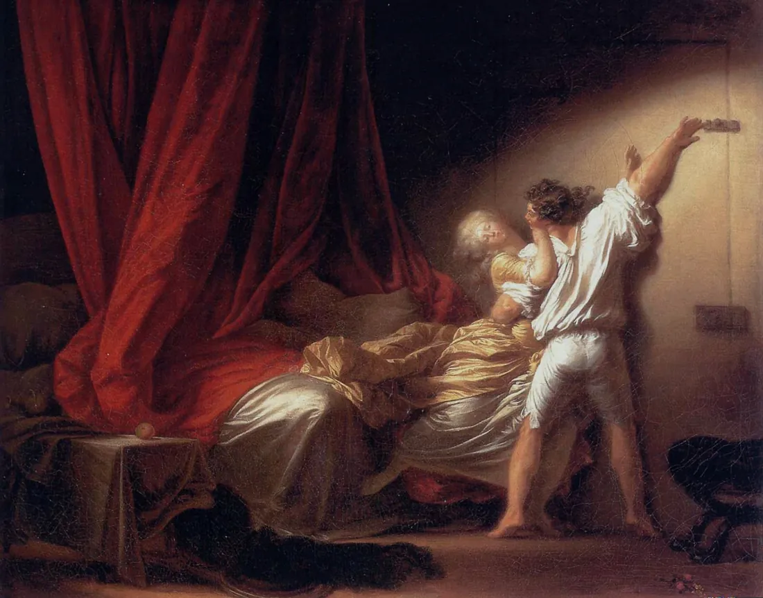 Jean-Honoré Fragonard · Le Verrou The lock