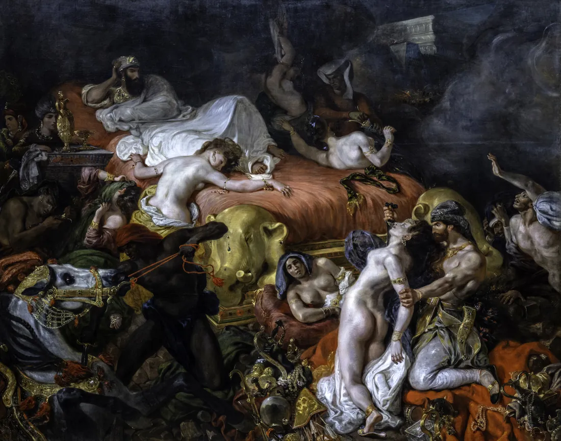 Eugène Delacroix · La Mort de Sardanapale Death of Sardanapalus