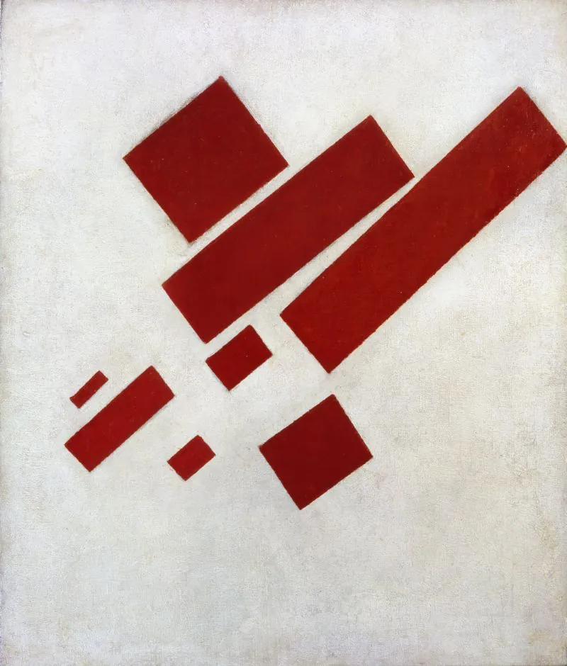 Kazimir Malevich · Suprematistische compositie (met acht rode rechthoeken) Suprematist Pai
