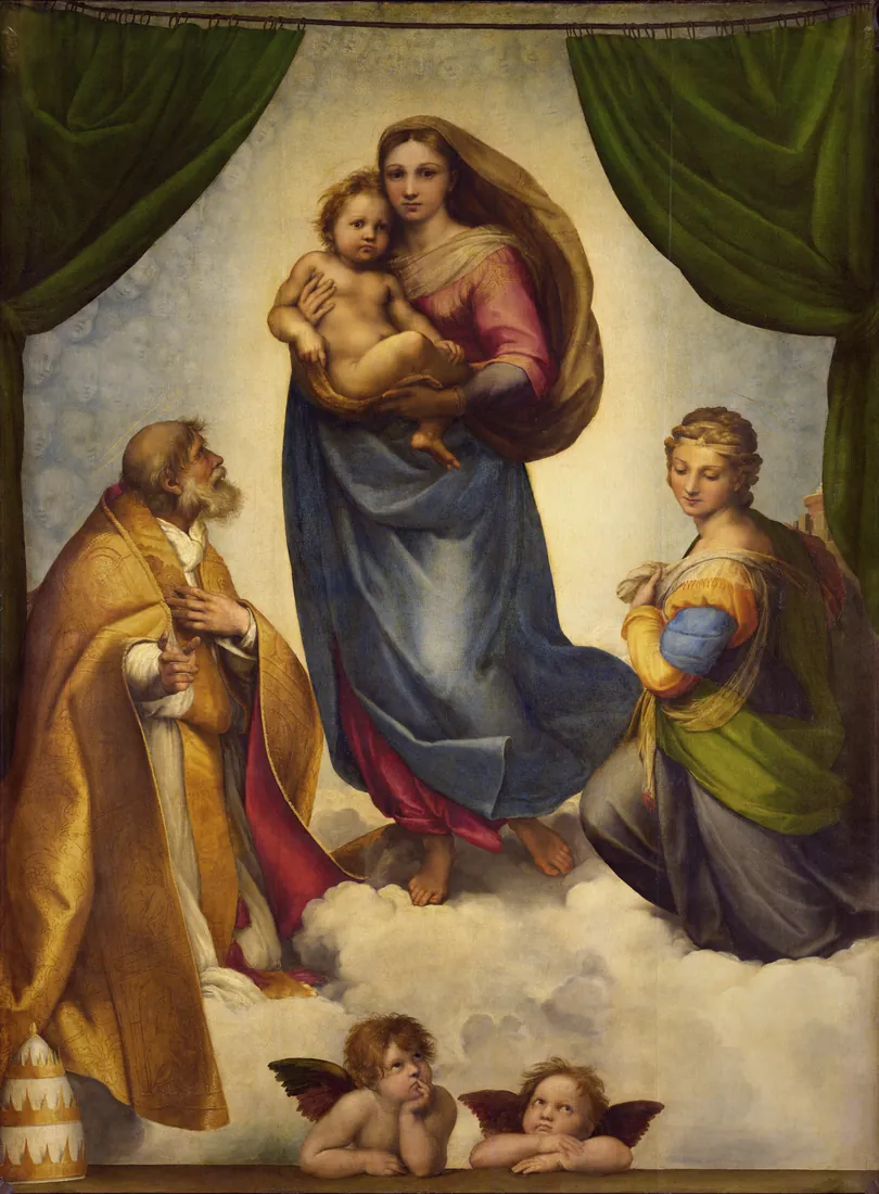Raphael · Sixtinische Madonna Sistine Madonna