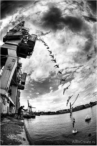 Red Bull Cliff Diving Hamburg 2008